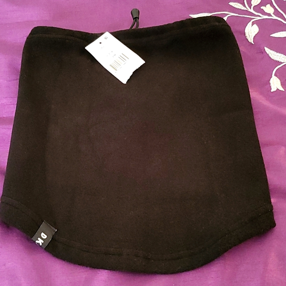 DkNy drawstring polar fleece women's neckwarmer gaiter